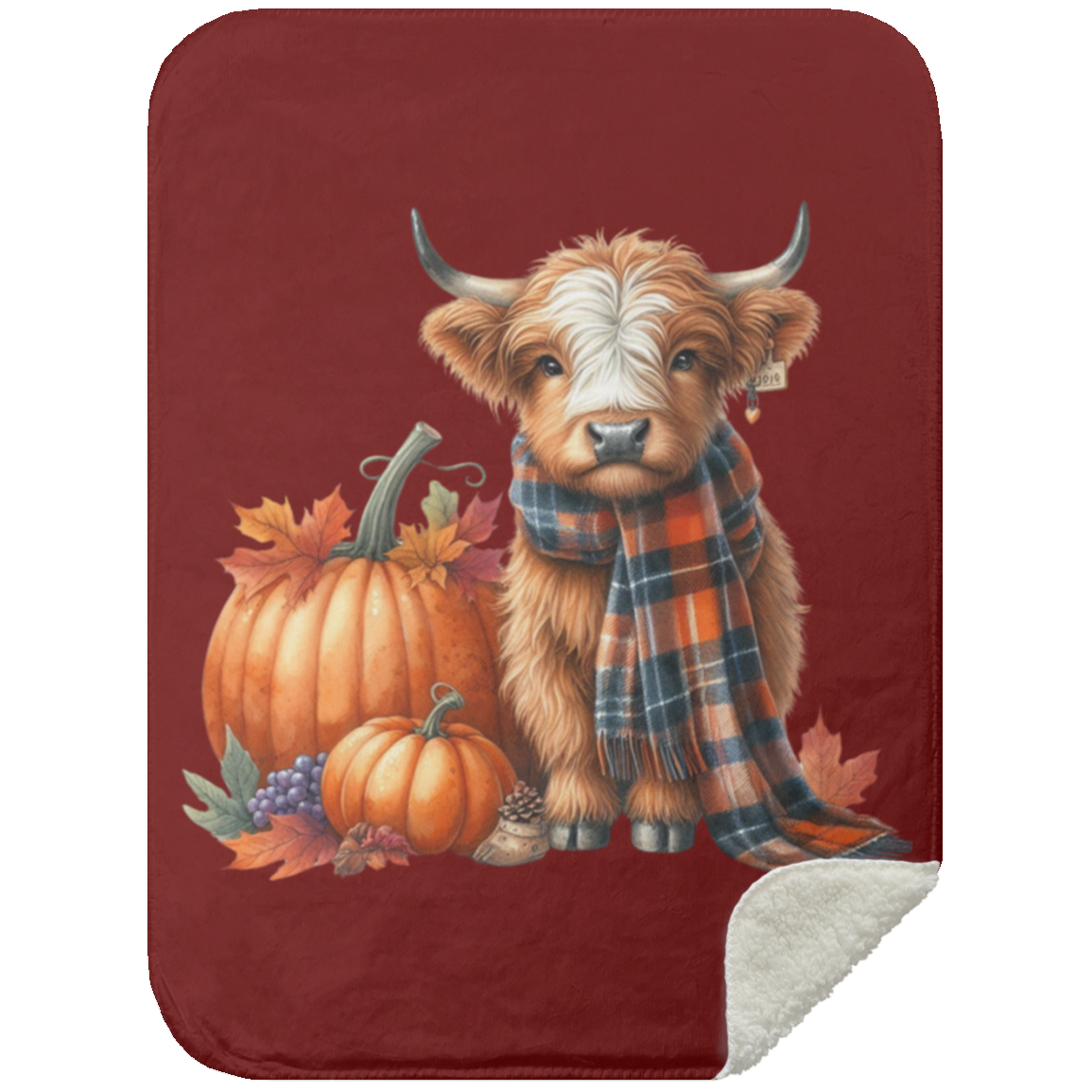 Autumn Highlander Sherpa Blanket