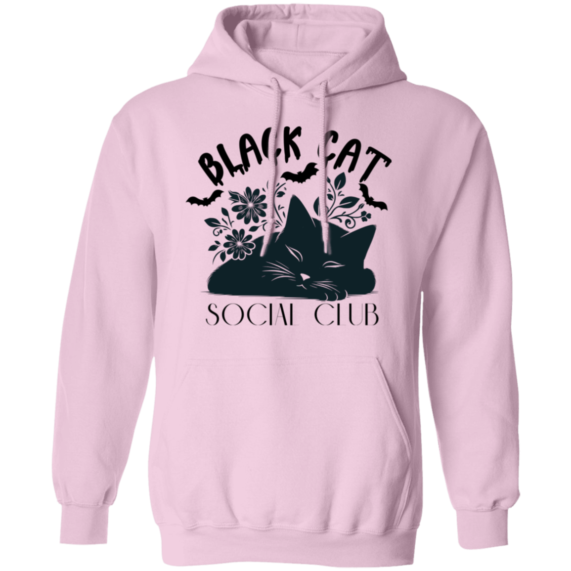 Black Cat Social Club Pullover Hoodie