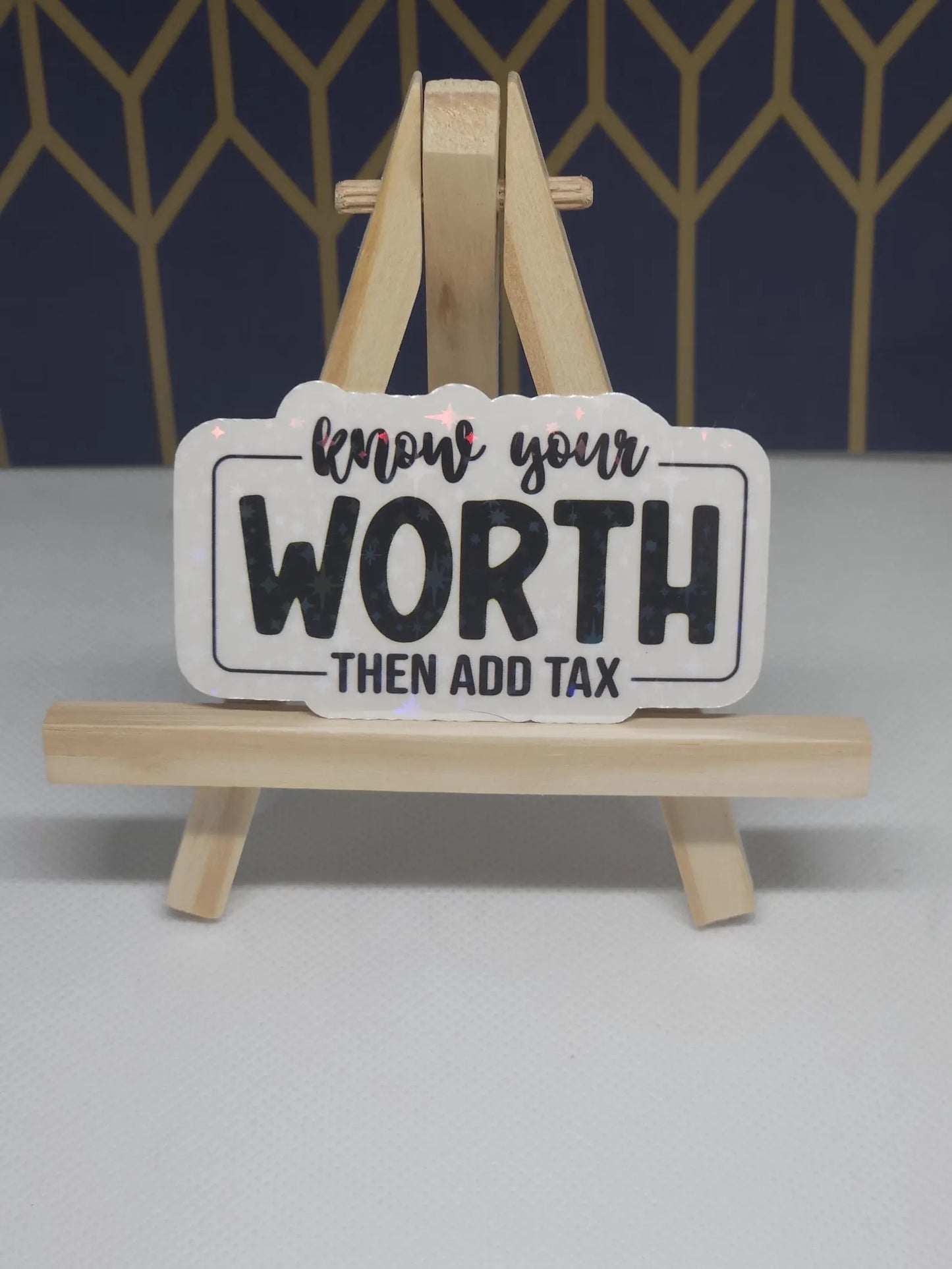 Know Your Worth Vinyl Sticker