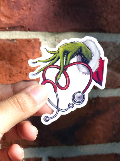 Holiday Nurse Sticker