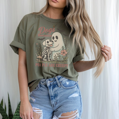 Spooky Ghost & Skeleton Shirt