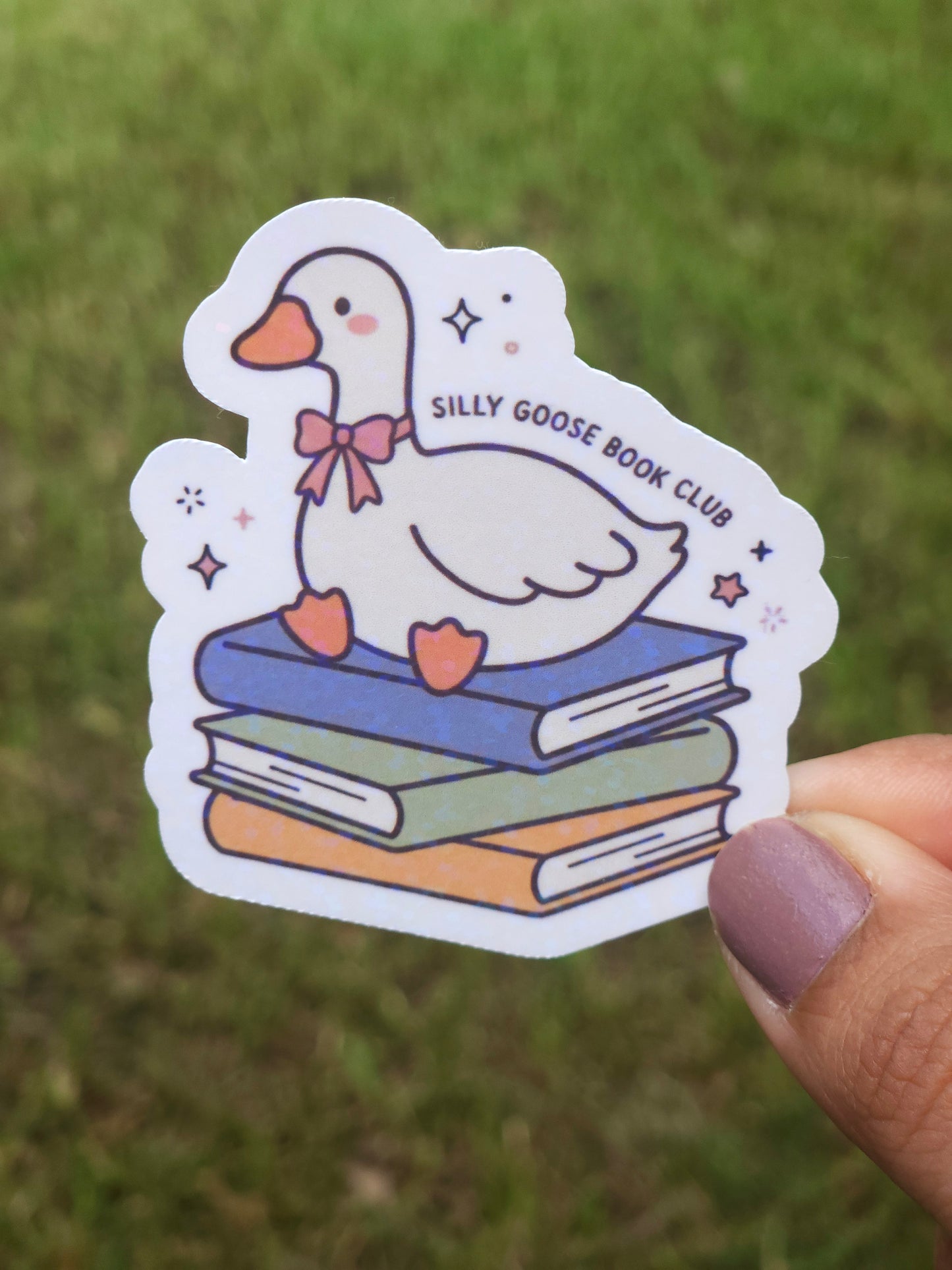Silly Goose Book Club Sticker
