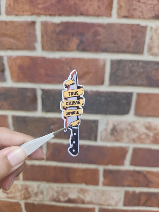 True Crime Junkie Sticker