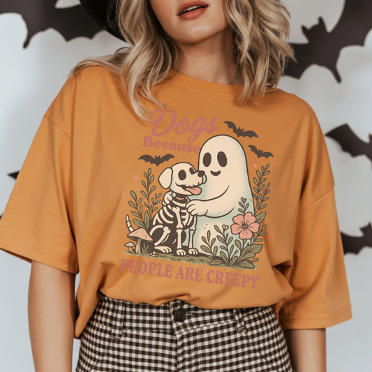 Spooky Ghost & Skeleton Shirt