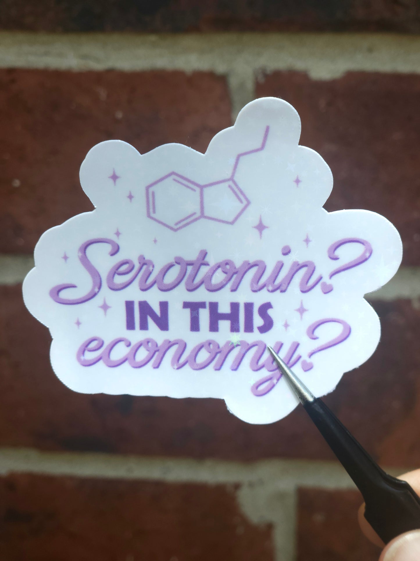 Serotonin in This Economy Sticker
