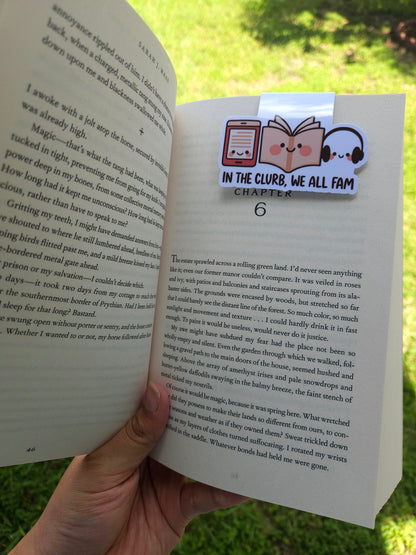 In the Clurb We All Fam Bookmark