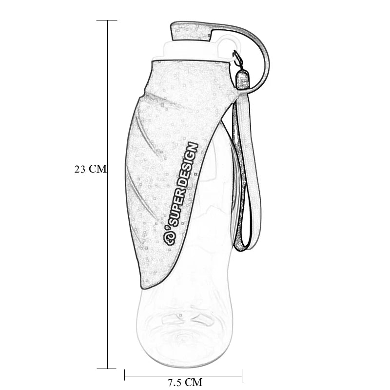 HydroPup On-the-Go: Portable Dog Water Bottle