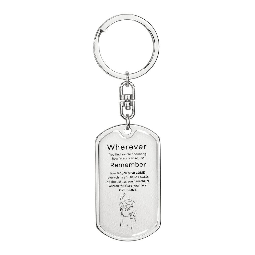 Always Remember Keychain-For Him