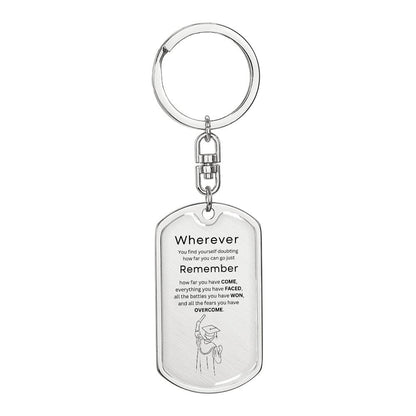 Always Remember Keychain-For Him