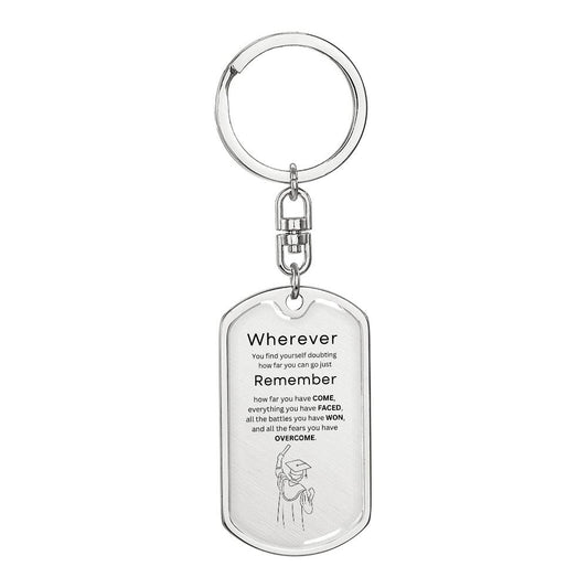 Always Remember Keychain-For Him