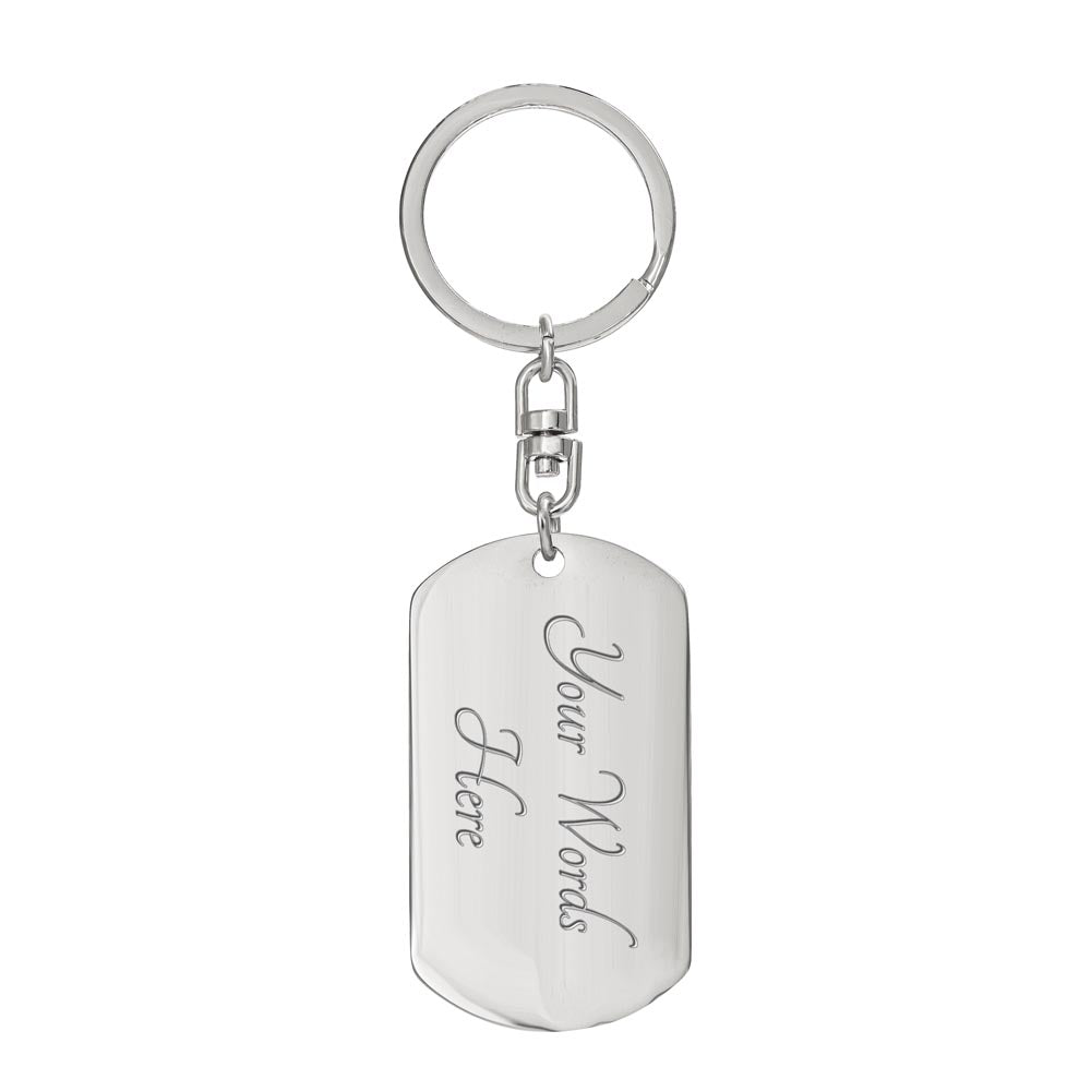 Bible Verse Graduation Keychain