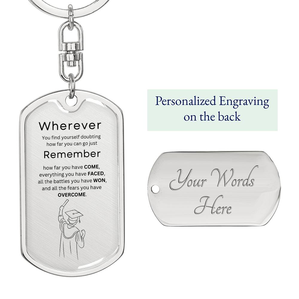 Always Remember Keychain-For Him