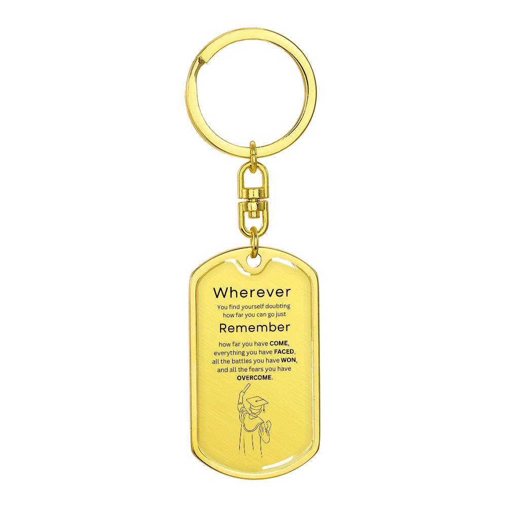 Always Remember Keychain-For Him