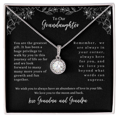 To Our Granddaughter-Eternal Hope Necklace