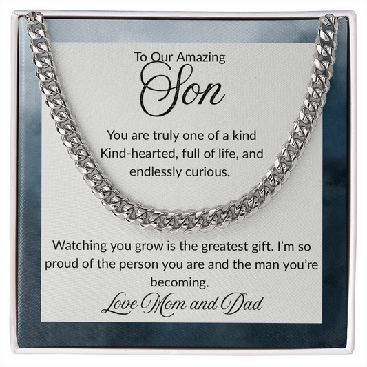 To Our Amazing Son