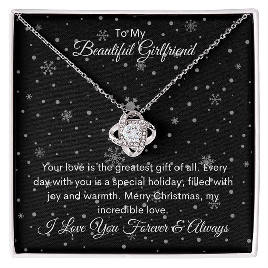 To My Beautiful Girlfriend Love Knot