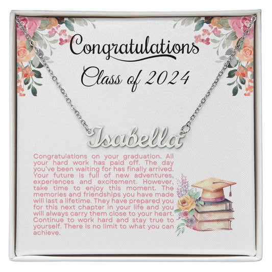 Class of 2024-Personalized Necklace