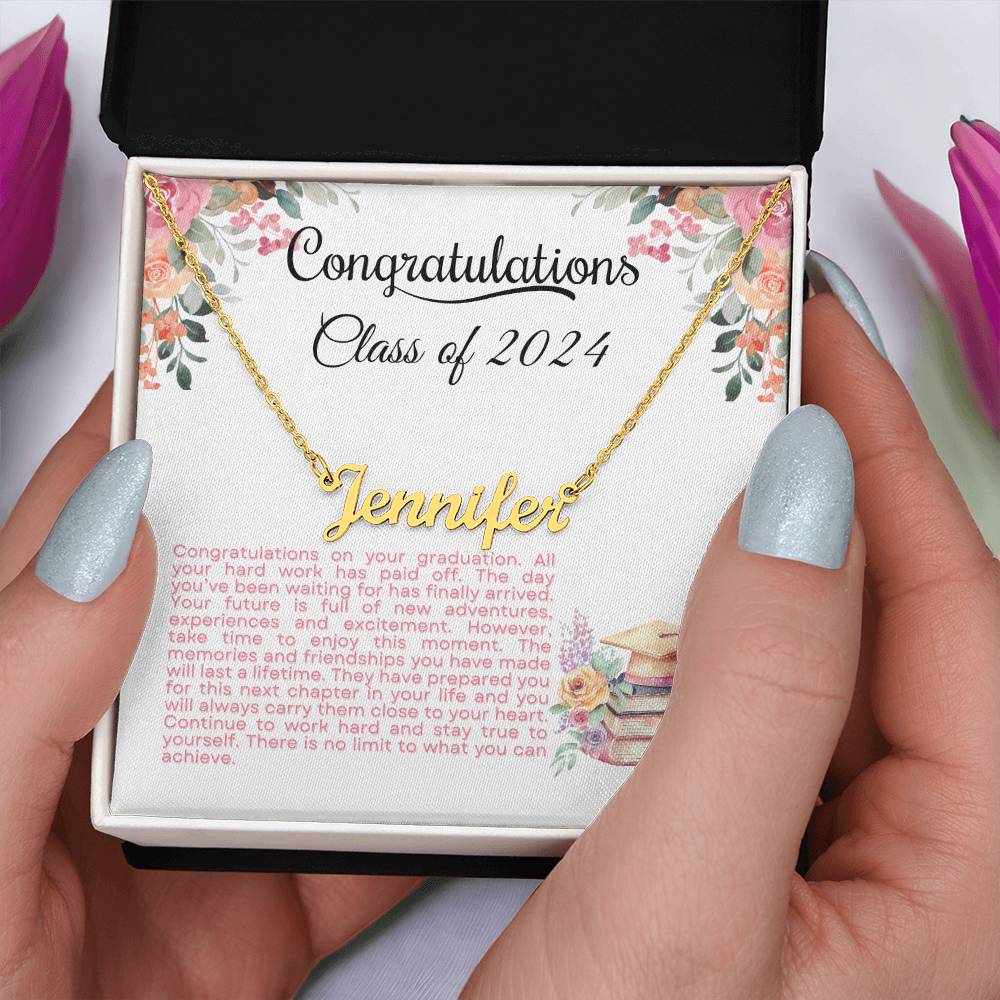 Class of 2024-Personalized Necklace