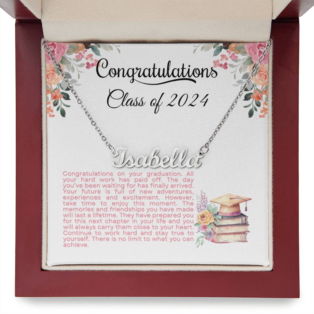 Class of 2024-Personalized Necklace