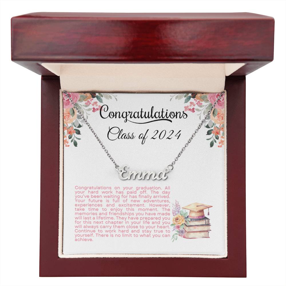 Class of 2024-Personalized Necklace