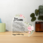 For Mom acrylic