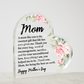 For Mom acrylic