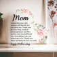 For Mom acrylic