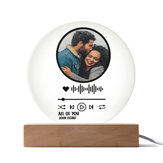 Music player plaque