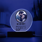 Music player plaque