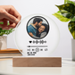 Music player plaque