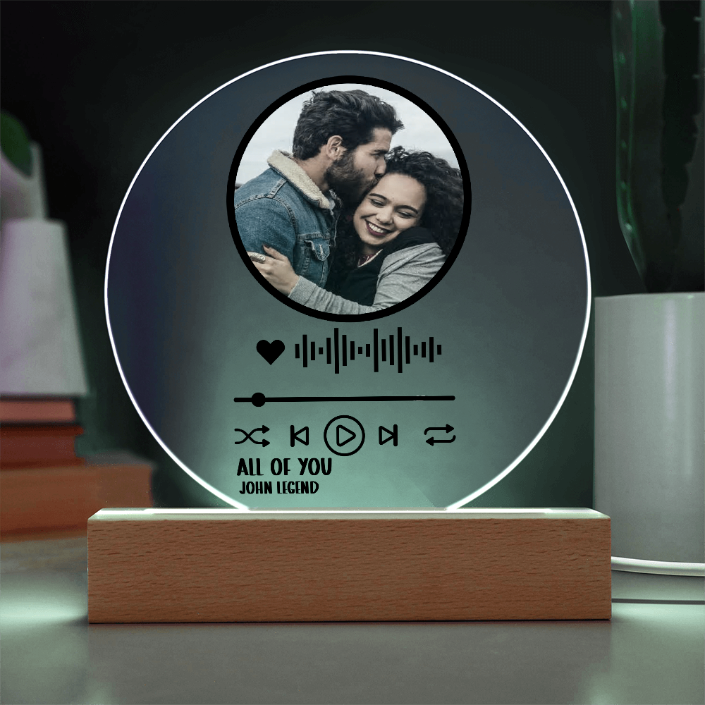 Music player plaque