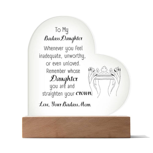 To My Badass Daughter| Night Lamp