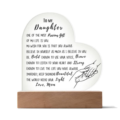 To My Daughter| One of the Most Precious Gift of My Life is You| Night Lamp