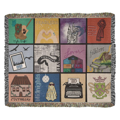 Eras with Crest Woven Blanket