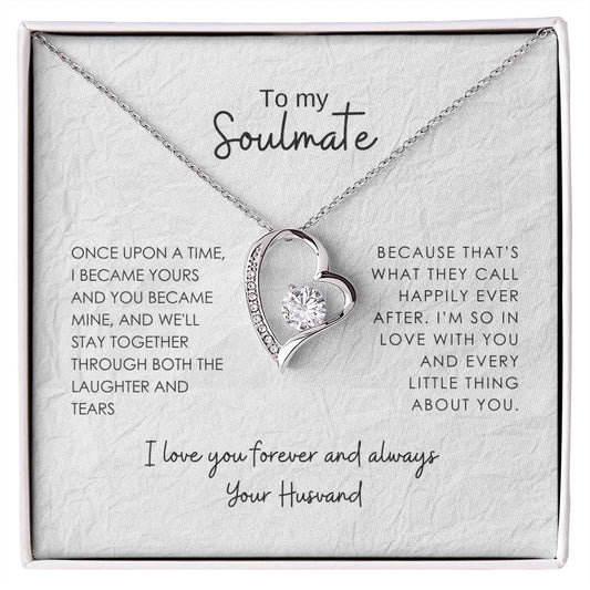 To My Soulmate From Husband| Forever Love Necklace