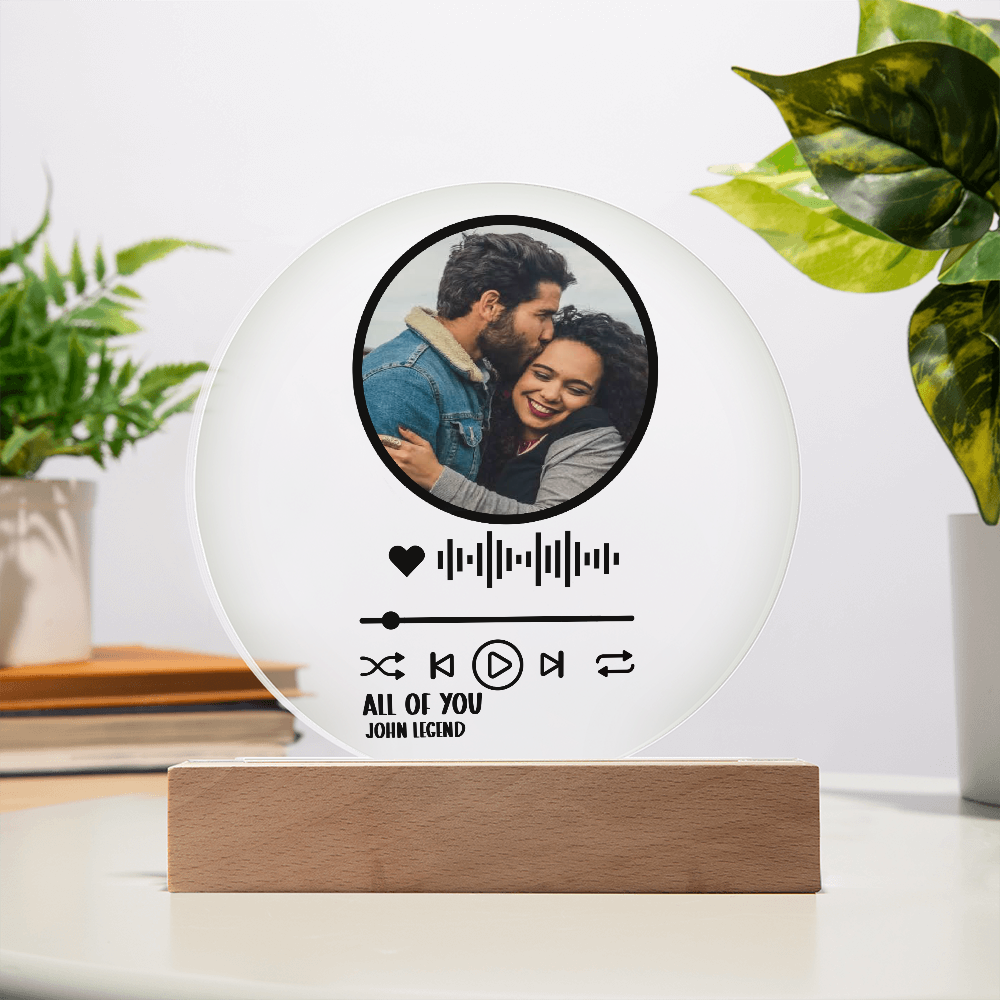 Music player plaque