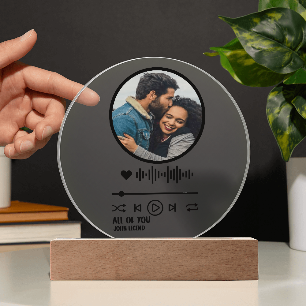 Music player plaque