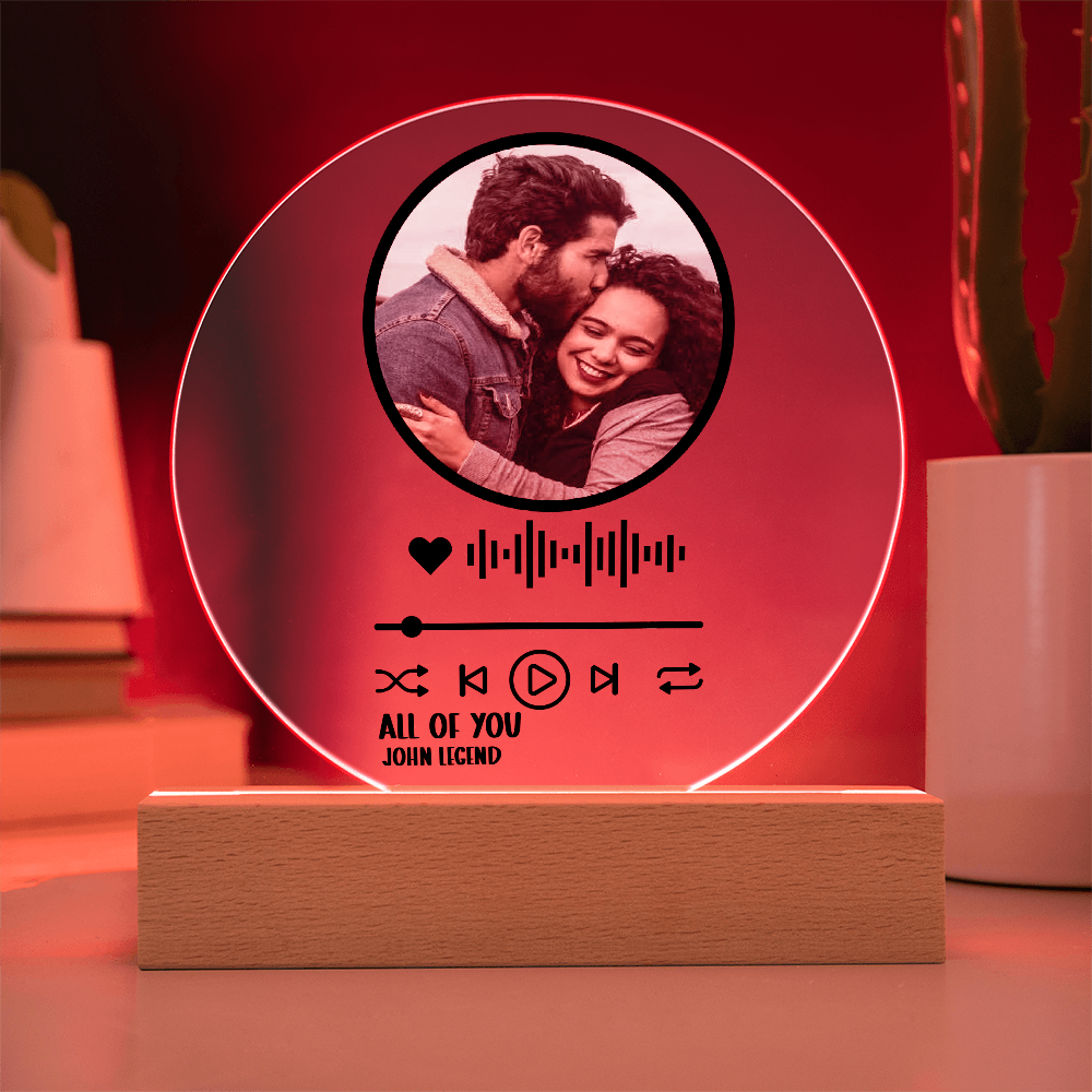 Music player plaque