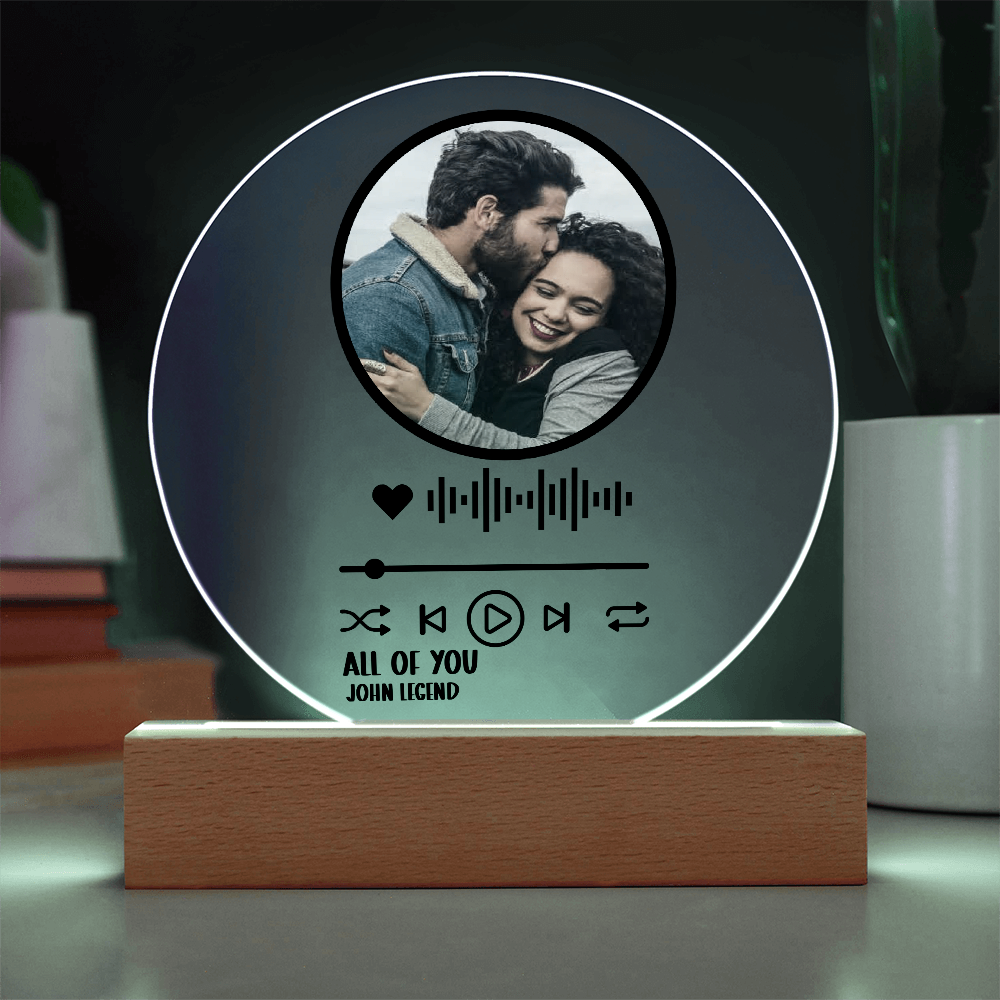 Music player plaque